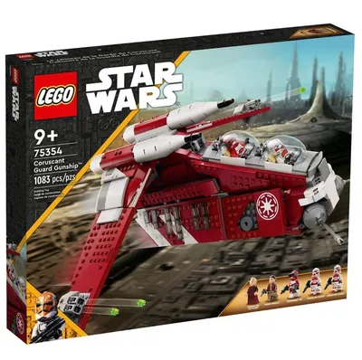 Lego 75354 Coruscant Guard Gunship. This set will release on September 1st for $140. It has 5 figures and 1083 pieces. #