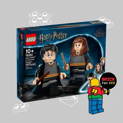 Lego 76393 HARRY POTTER & HERMIONE GRANGER._LINEA: HARRY POTTER.CODIGO:  76393.PIEZAS: 1673.EDAD: 10+MEDIDAS: Mide 48 x 