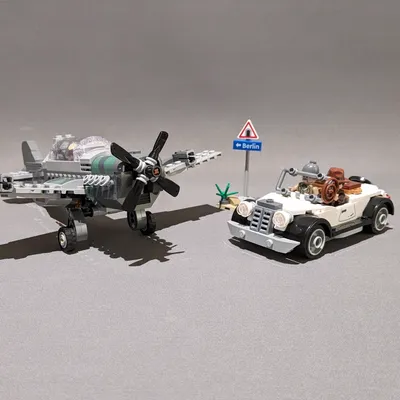 Lego Set 77012 - Fighter Plane Chase from 2023. The Indiana Jones franchise (at least the old trilogy) was one of my fav