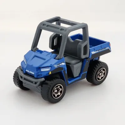 2025 Matchbox No. 111/125 is the Polaris Ranger EV.Blue is this castings third issue following on from white last year a
