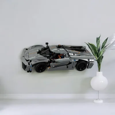 ⬜Настінне 3D Кріплення для Фірмового конструктора LEGO Technic Koenigsegg Jesko Absolut (42173) - Чорне⬜Ціна - 495.00 Гр