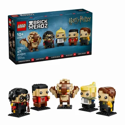 LEGO have revealed two new LEGO Harry Potter Brickheadz sets coming 1 September 2025!Take a look at 40791 The Goblet of 