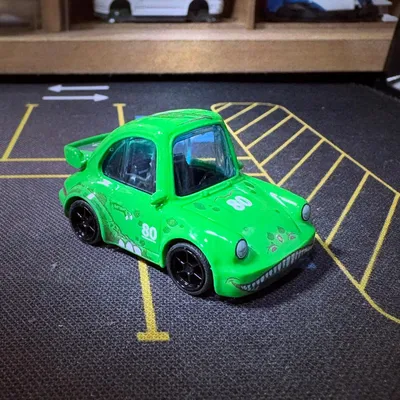 1:64 Custom Hot Wheels Tooned Porsche 911 Turbo 3.6 Rexy.#hotwheels #hotwheelscollector #hotwheelsbrasil #hotwheelsdaily