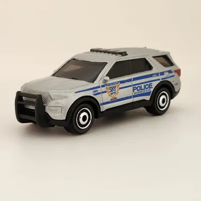 2026 Matchbox No. 28/125 is the Ford Police Interceptor Utility. Here it is in the silver & blue Skybusters Air Force Ba