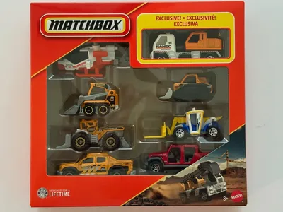 MB1018 MBXCavator in White with “RANEC Equipment” livery from the first batch of 2026 Matchbox Eight-Pack. 6 of the 8 mo