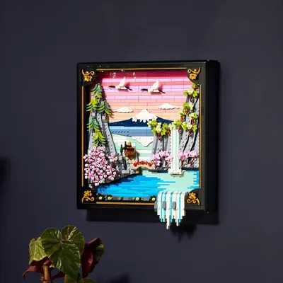 Celebrate the tranquility of Japanese landscapes with the LEGO® Art Japanese Cherry Blossom Landscape (31218). 🌸From blo