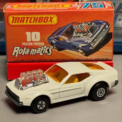 Plain Popper!  #matchbox SF10 Ford Mustang Piston Popper manufactured in 1979.  Pictured is a hard to find variation in 