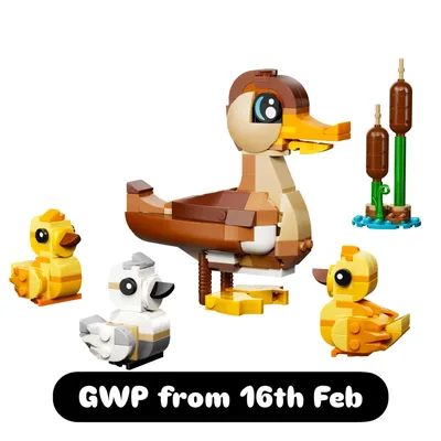 This month GWP revealed #40885 Duck 🦆 family From 16th Feb Available Threshold hasn’t confirmed yet.#lego #creator #ugly