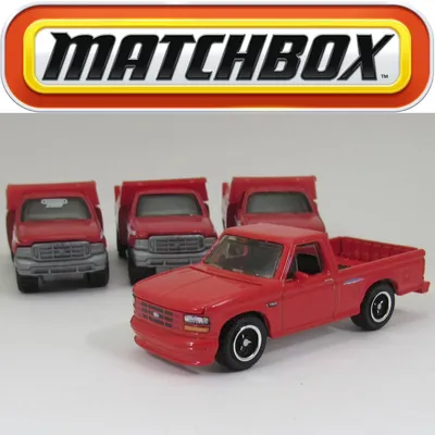 Lightning is striking yet again. This time, it is the newest casting of the oldest F-150 Lightning that #matchbox has. T