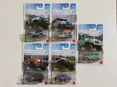 A recent batch of the 2026 Matchbox Off Road serires is recently seen at Walmart Stores. The set includes five models 🚖.