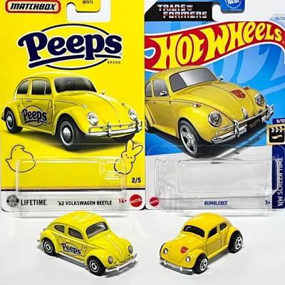 ・MATCHBOX (マッチボックス)キャンディアソート『’62 VOLKSWAGEN BEETLE(フォルクスワーゲン ビートル)』。※イエローカラー☆☆日本国内版としては、2026年2月28日(土)午前10時からドン・キホーテ系列店舗