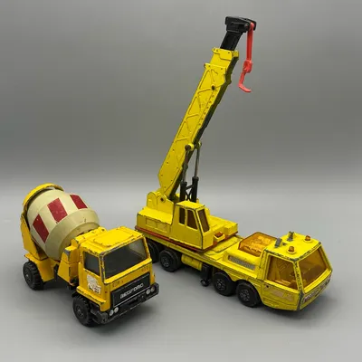 Модель автомобиля Matchbox K-12 Hercules Mobile Crane 1974 годMade in England 🏴󠁧󠁢󠁥󠁮󠁧󠁿 Продано Модель автомобиля Matchbox