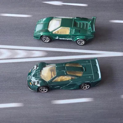 #eurotuesday with two Matchbox sports cars. The brand new 2026 Basic series release of the 1997 McLaren F1 GT (MB1598) h