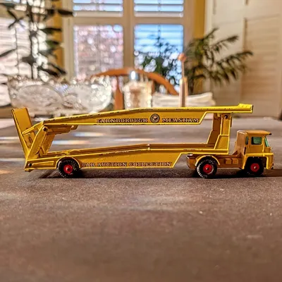 Matchbox 1968 King Size K-8 - Guy Warrior Car Transporter#matchbox matchbox1968 mb mb1968 #lesney diecast #vintagediecas