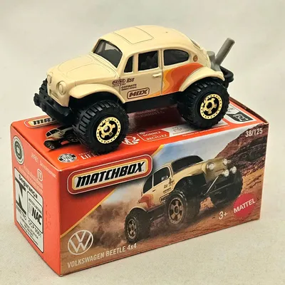 2026 Matchbox No. 38 of 125 - Volkswagen Beetle 4x4Look closely at the side deco of the model and you may recognize some