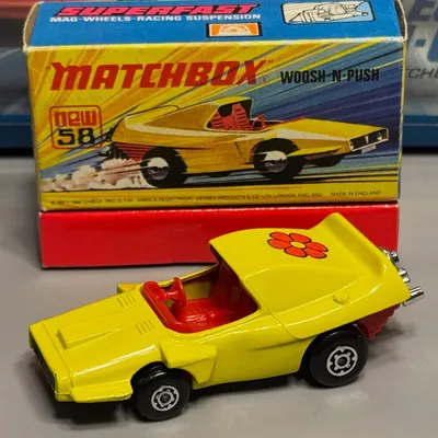 Pushy Floral Arrangement!  #matchbox SF58 Woosh-n-Push manufactured in 1972.  Pictured is the first variation of this lo