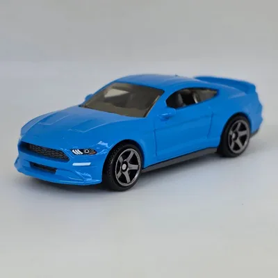 2026 Matchbox No. 85/125 is the '19 Ford Mustang Coupe.Woowee! This blue version is spot on and just like the real Pony.
