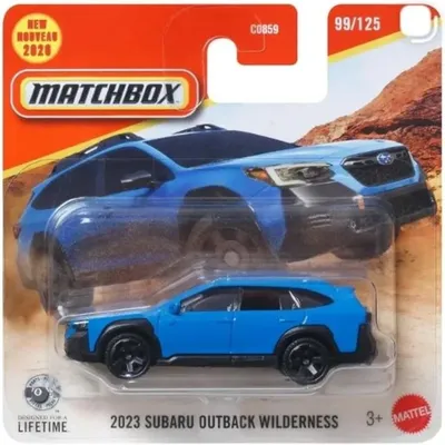 New 2026 matchbox mainline includes 23 Subaru outback wilderness in blue 24 Chevy Silverado PPV truck in black 24 Subaru