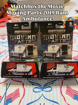 Matchbox The Movie 2019 Dodge Ram Ambulance. I will be honest, this model reminds me of the Superfast Ambulance I has as