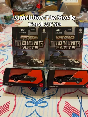 I am finally back home from Arkansas. The Matchbox The Movie Ford GT40. I have loved this model since it debuted. The Mo