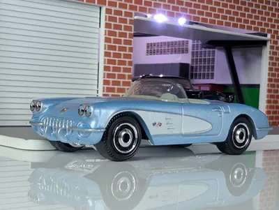 1958 Chevrolet Corvette 🇺🇸 Matchbox1/64Thailand#colinsdiecastmatchbox#matchbox.#chevrolet #chevroletcorvette