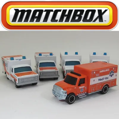 I noticed that I had done police & fire vehicles today, so I thought I would finish off with some ambulances. As #matchb