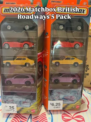 Matchbox 2026 British Roadways 5 pack. I believe these are exclusive colors. Kohls seems to be the place for new 5 packs