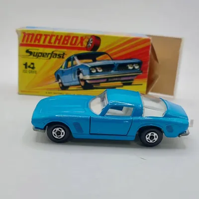 Todays model is a Matchbox Lesney Iso Grifo .Another model that has had 1 careful owner and garaged every night .