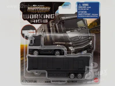 #matchboxcars #matchboxcollectors #matchboxtoys RW058, Mercedes-Benz Actros Box Truck (SKU: JKH48), first Matchbox convo