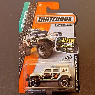 Matchbox 2014 52/120 - MBX Explorers - Jeep Wrangler Superlift (BDT46)#matchbox matchbox2014 mb mb2014 #mattel mattel201