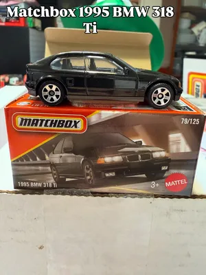 Matchbox 1995 BMW 318 Ti. Black metal flake paint with black interior looks awesome. I remember seeing this vehicle on t