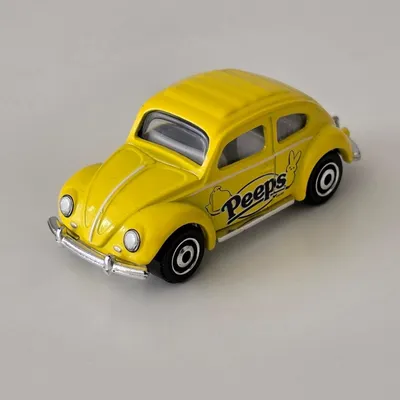 #matchboxmonday with my 2026 Matchbox Candy series No. 2/5 is the '62 Volkswagen Beetle. Here it is in the yellow Peeps 