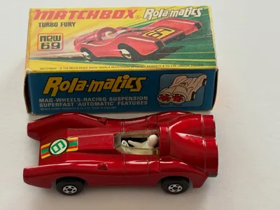 MB69-B Turbo Fury with “6” and ”9” labels from MB62 Renault 17 TL.Pictures 1-6 Show the “6” labelsPictures 7-11 show the
