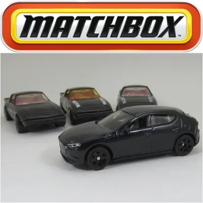 The latest release of the #matchbox MB1219 '19 Mazda 3 came in the 2026 basic range in plain black. This looks awesome. 