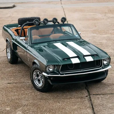 Baja is calling...This 1968 Ford Mustang was modified and styled after the convertible Mustang used by Pierce Brosnan in