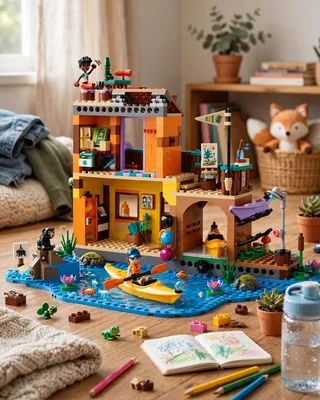 🏕️ KAMPI I AVENTURAVE ERDHI!🛶LEGO Friends 42626 - Water Sports!Jo nje LEGO e thjeshte. Ky eshte bote e tere me 628 pjese