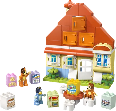 Bluey's Family House with Memory Game