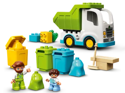 Garbage Truck and Recycling