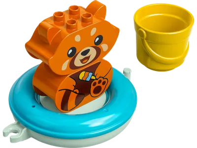 Bath Time Fun: Floating Red Panda