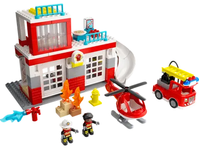 Fire Station & Helicopter