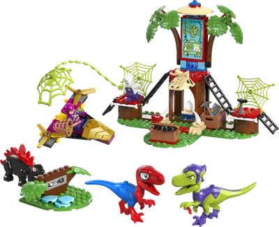 Spidey and Gobby's Raptor Battle at Tree House HQ