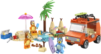 Bluey's Beach & Family Car Trip