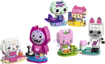 Gabby's Brick-Built Cat Friends