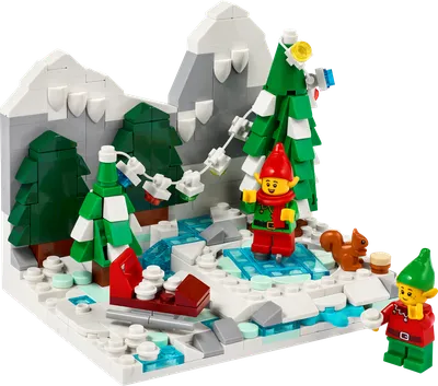 Winter Elves Scene