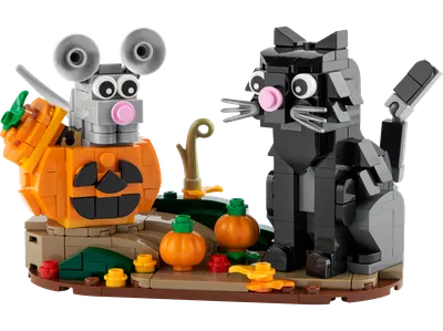 Halloween Cat & Mouse