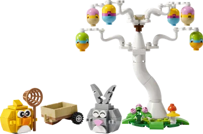 Easter Bunny and Chick Egg Hunt