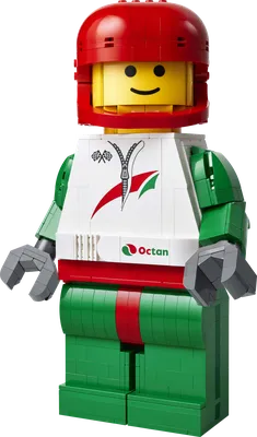 Up-Scaled Racing Driver Minifigure