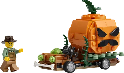 Jack-O'-Lantern Pickup Truck