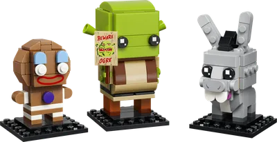 Shrek, Donkey & Gingy Figures