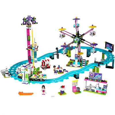 Amusement Park Roller Coaster